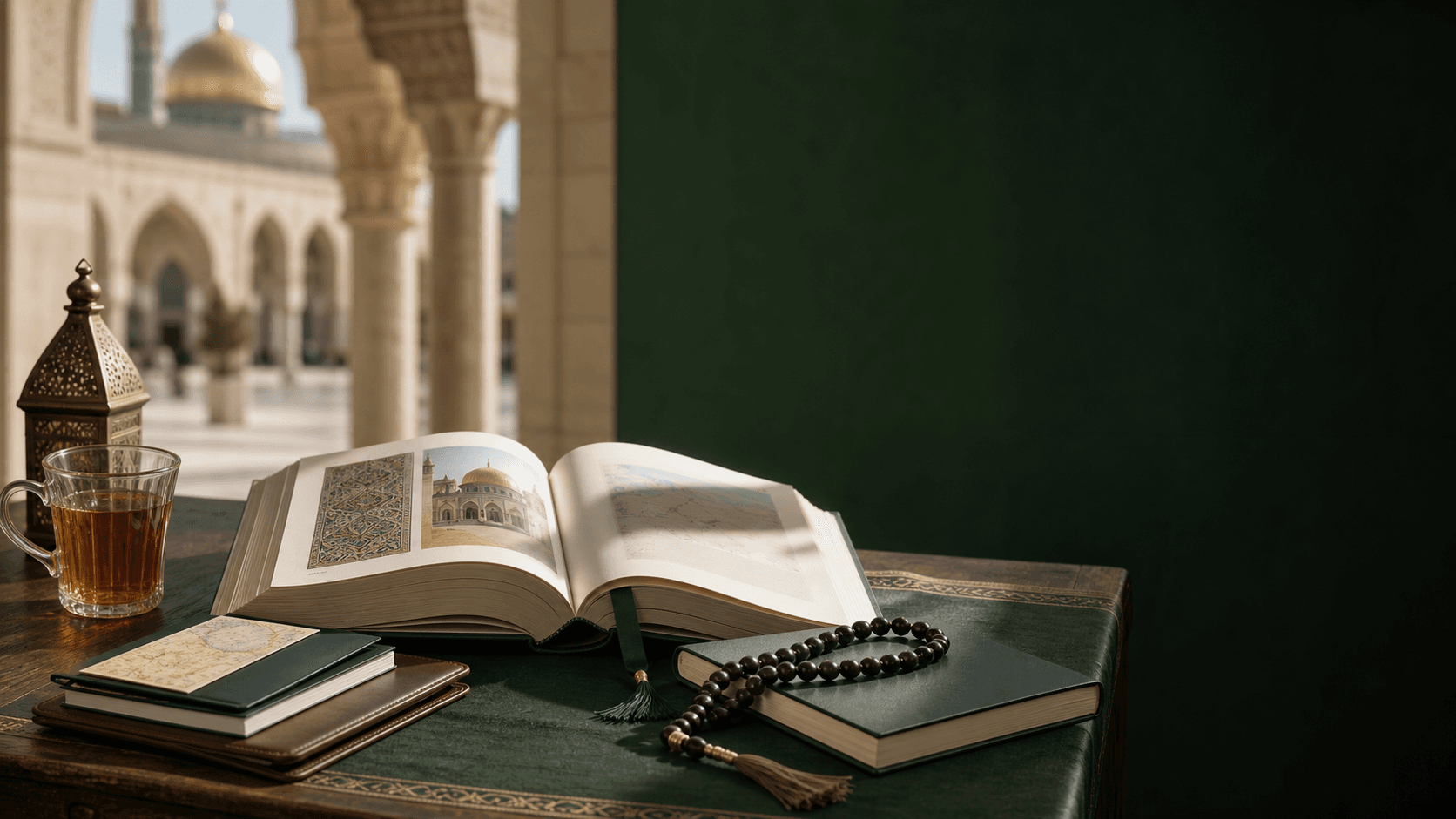 Pilgrimage guidebook and travel materials for article reading