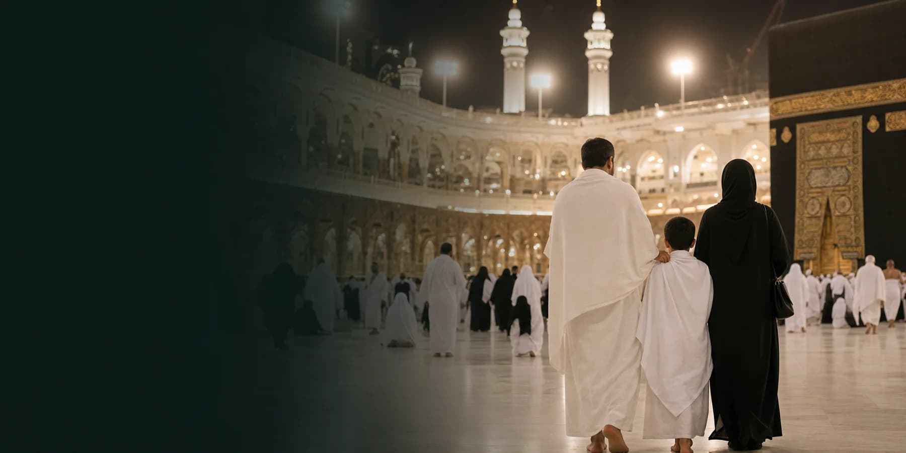 Umrah travel preparation scene